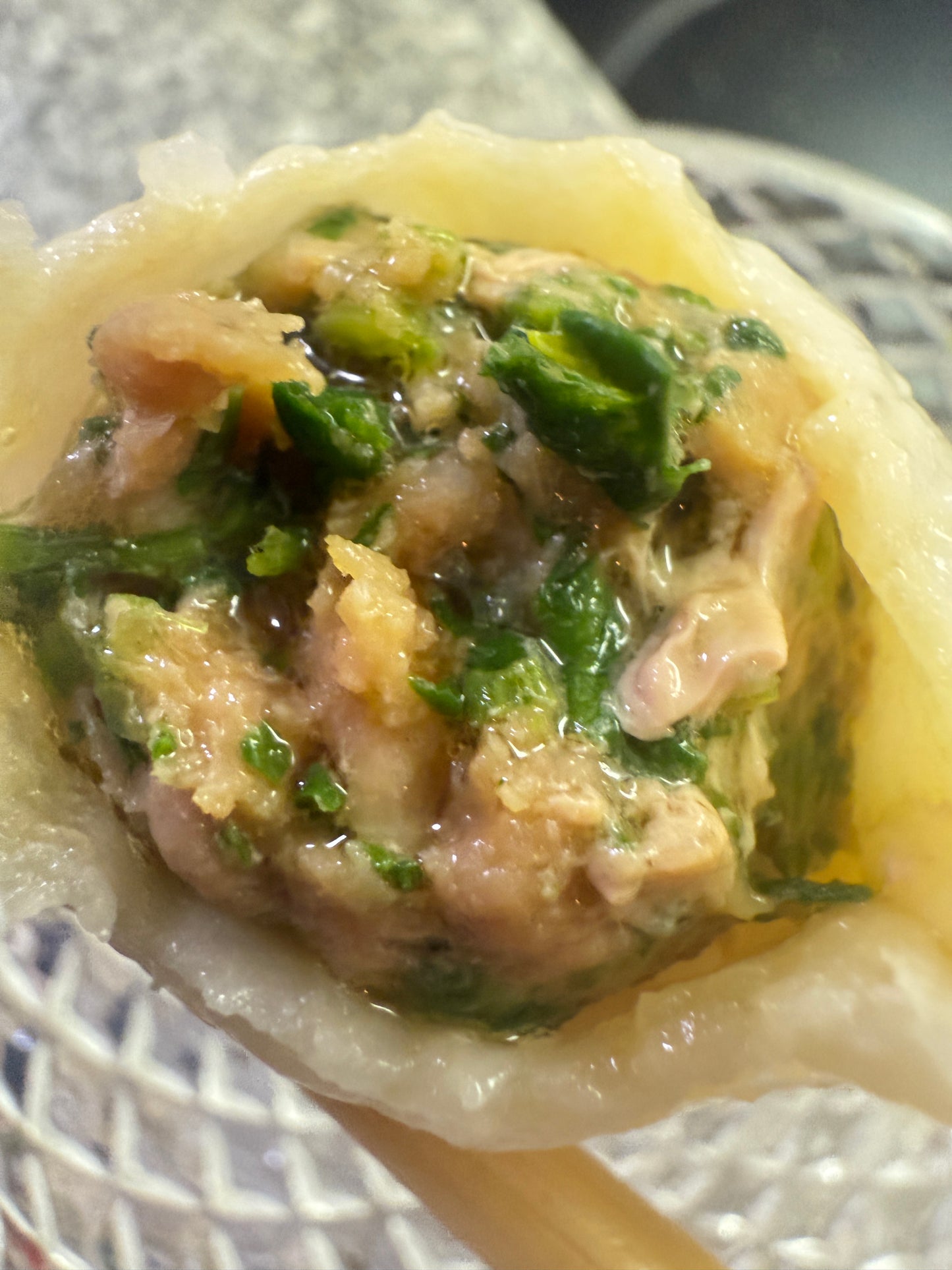 野生ナズナと豚肉水餃子(20個)