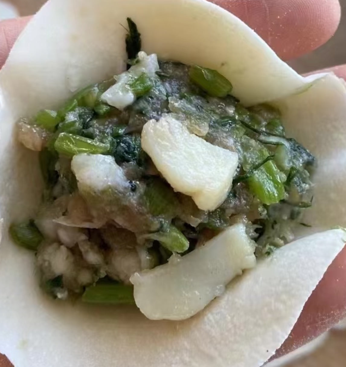 春菊とホタテ・豚肉水餃子(20個)