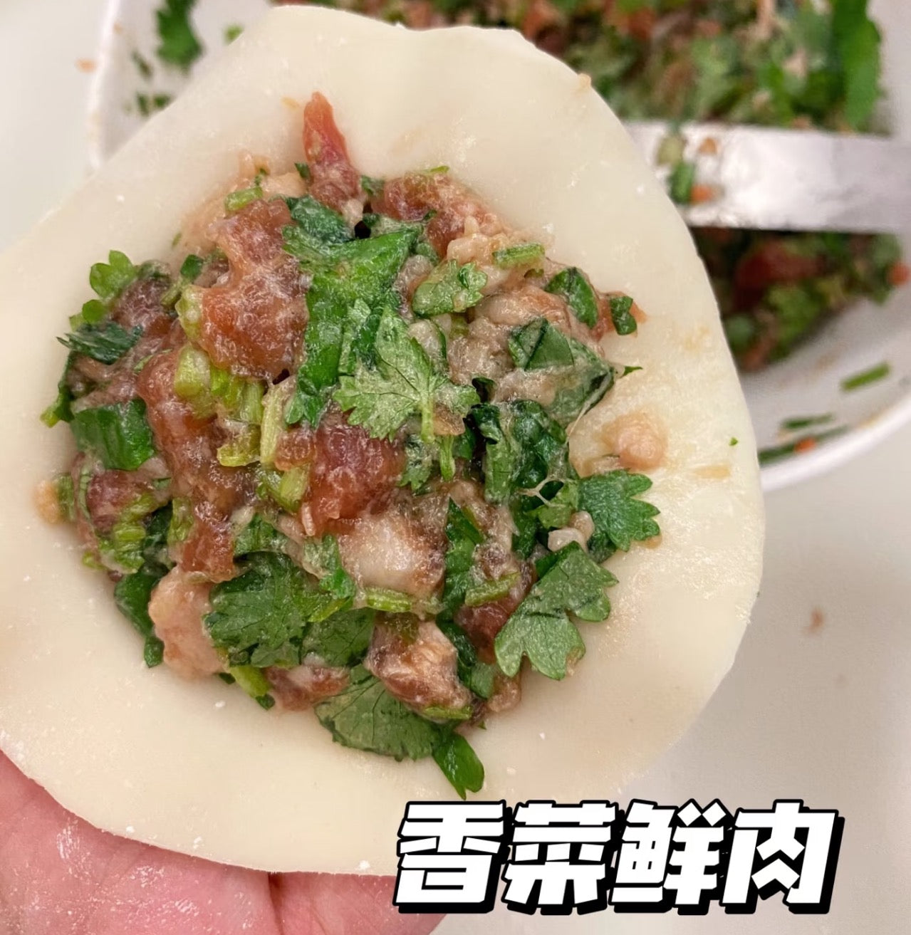 パクチーと豚肉水餃子(20個)