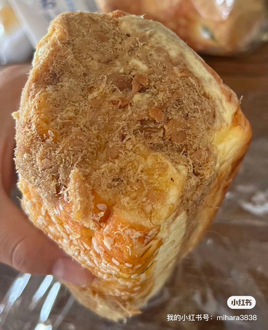 香葱肉松面包卷